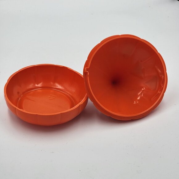 Vtg Hersheys 90s y2k Halloween decor Pumpkin-Shaped Candy Dish - Picture 4 of 10